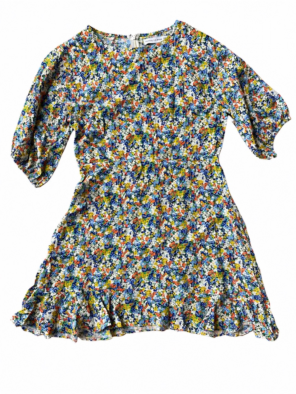 Faithfull The Brand Jeanette Dress Vionette Print Size US 4 Floral Mini Dress - Picture 4 of 13